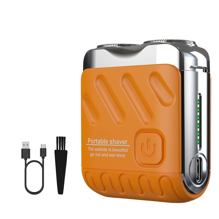 Mini Rasoir Électrique Portable Double Tête – Portashave™ (Recharge USB-C)
