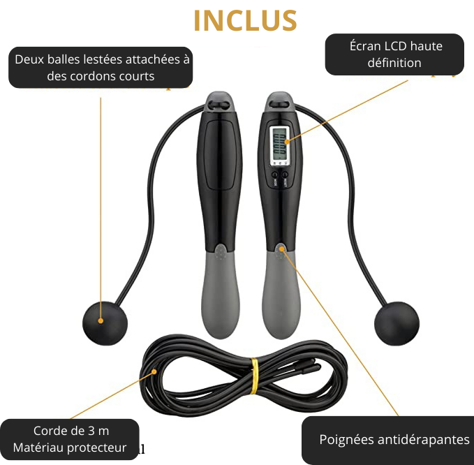 Corde à sauter intelligent