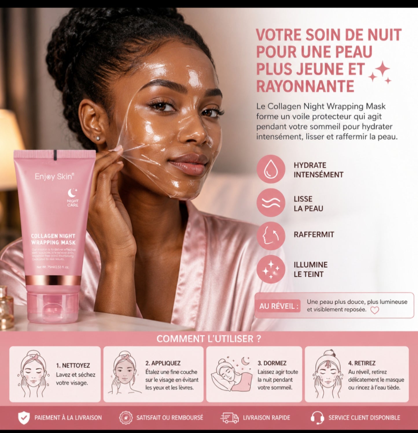Transformez votre sommeil en rituel de jeunesse et réveillez-vous avec une peau sublime chaque matin