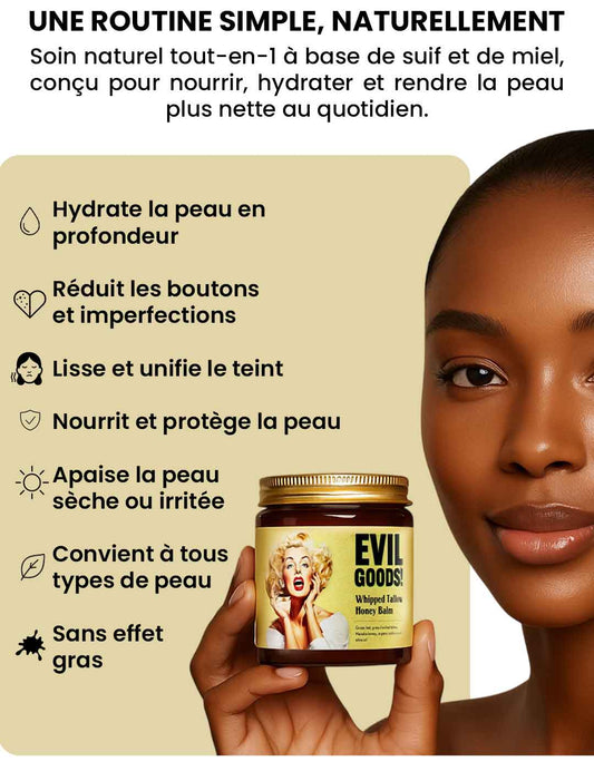 |Crème Naturelle Tout-en-1 – Hydratation, Éclat & Réparation pour Peau Terne et Fatiguée (GN)