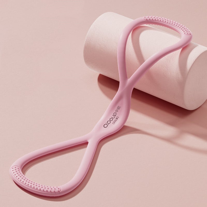 Bande de résistance pour le dos – Élastique de musculation en forme de 8