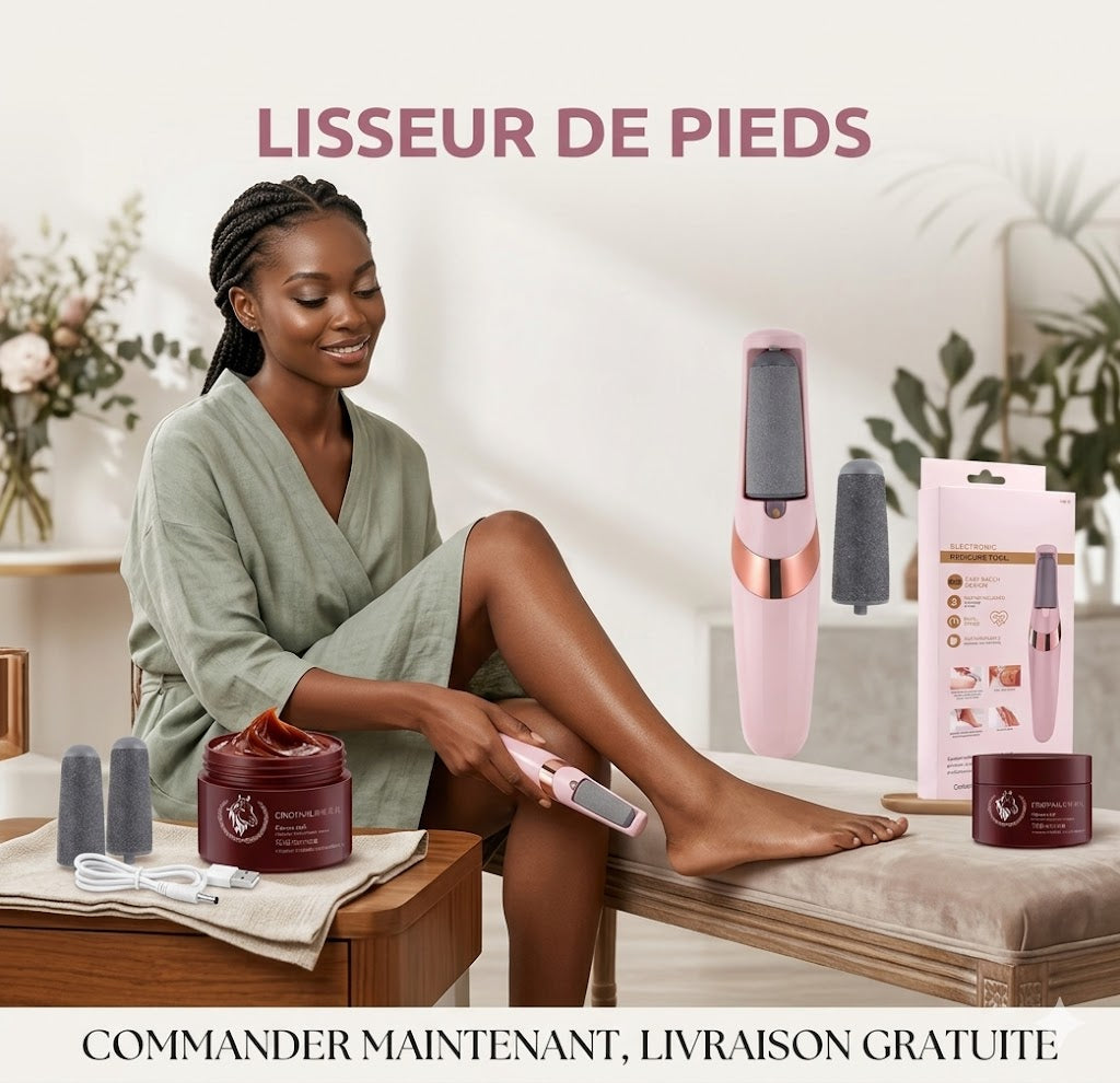 Lisseur de pieds électronique "Pediluxe Pro"