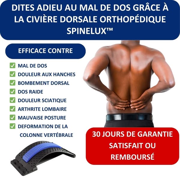 Dites stop au douleurs lombaires sans médicaments.