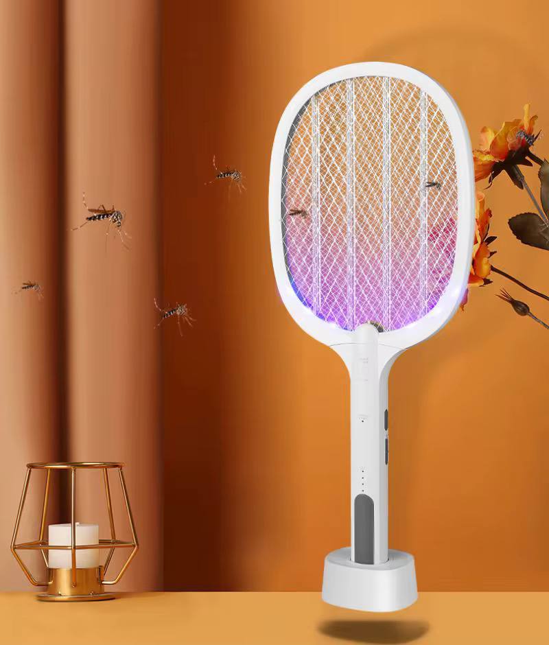 "NUITS PAISIBLES™ – La Raquette Électrique Rechargeable Qui Élimine Instantanément les Moustiques"